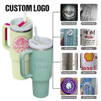 Vaso Térmico Personalizado con Logotipo, 40 oz, Acero Inoxidable 18/8, Doble Pared, Aislamiento al Vacío, Tapa con Asa, Aislamiento Térmico de 6 a 12 Horas, Libre de BPA