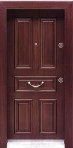 Top Vente Blindé En Acier Porte En Bois Meilleur Porte de Sécurité En Bois Pour Résidentiel - Product Image 6