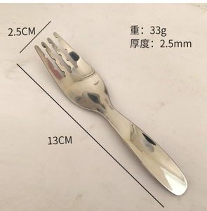 DFT13 Cuchara y Tenedor Gruesos para Niños y Bebés de Acero Inoxidable SUS 316 en Colores Dorado Rosa, Plateado, Rojo y Negro Opcionales - Product Image 4