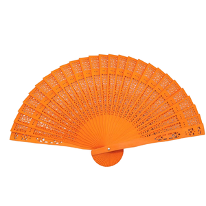 Quạt Gấp Tay Chạm Khắc Thủ Công Bằng Gỗ Trung Quốc Cá Tính Quạt Cầm Tay Bằng Gỗ - Product Image 6
