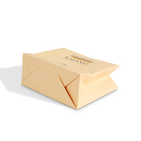 Bolsas de papel de embalaje de lujo, bolsa de papel de arte impresa personalizada, asas retorcidas, bolsa de papel de compras de lujo