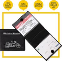 Porte-documents d'assurance automobile en PVC personnalisés, marque JMZ, modèle GT-QCT001