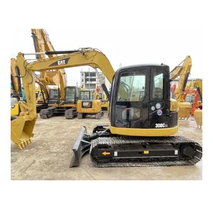 Japon ikinci el kedi 308C 305.5E 307E 308E excavhydraulic hidrolik paletli makine 8ton kullanılan kedi ekskavatör