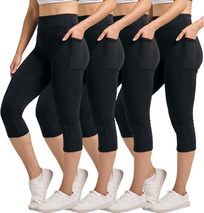 Cheap Price Wholesale High Quality Leopard Seamless High Waisted Anti-Bacterial Breathable Capris Workout Yoga <b>Leggings</b> <b>Women</b> - Product Image 1