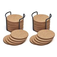 Sous-verres en liège naturel de haute qualité LEECORK, sous-verres en liège pour boissons, sous-verres ronds en liège
