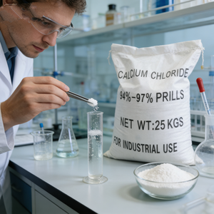 مواد كيميائية مجففة بالجملة، كلوريد الكالسيوم اللامائي بدرجة صناعية 94% 97%، عبوة 25 كجم - Product Image 3