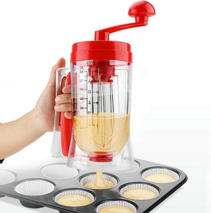 Dispensador Manual de Masa para Crepas, Waffles, Galletas, Cupcakes y Panqueques, con Etiqueta Medidora, Herramienta Perfecta para Hornear, Mezclador y Separador - Product Image 2