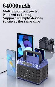 Produttori 64000mAh alta potenza superiore portatile centrale elettrica 300W piccola stazione di accumulo di energia con torcia per campeggio all'aperto - Product Image 2