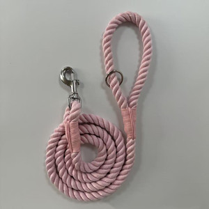 Correa de Perro de Cuerda Trenzada Resistente, Clásica, Sólida, con Mango Suave, 100% Algodón, para Pasear, Correr y Acampar, Venta al Por Mayor - Product Image 6