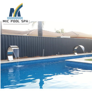 Rideau de cascade en acier inoxydable, de <span class=keywords><strong>piscine</strong></span>, pour <span class=keywords><strong>douche</strong></span>, nouveau Design, livraison gratuite - Product Image 3
