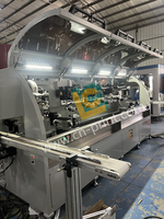 Ligne de sérigraphie LC 3 couleurs entièrement automatique pour bouteilles HDPE avec traitement à la flamme et traitement UV