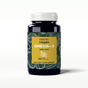 נבדק על ידי צד שלישי, ללא קרגינן, תוסף DHA עם <span class=keywords><strong>DPA</strong></span>, אומגה צמחית. תומך בבריאות הלב, המוח והמפרקים - Product Image 1