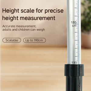 <b>Mechanical</b> Height and Weight <b>Scale</b> With Stadiometer 120kg Capacity 190cm Range Floor Body for Home Clinic Use 834 Height and Wei - Product Image 3