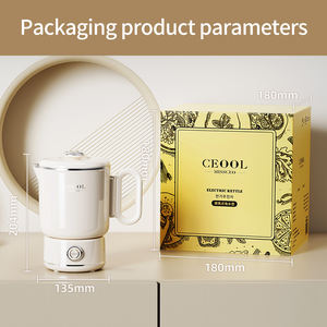 Appareils électroménagers de cuisine de haute qualité, bouilloire électrique intelligente en acier inoxydable 304 sain de 0,9 L, bouilloire numérique électrique - Product Image 6