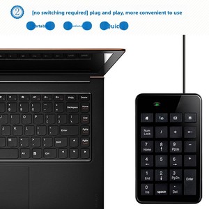 Factory Stock USB-C Interface <strong>Numeric</strong> <strong>Keypad</strong> 23 Keys Office Finance Accounting Wired <strong>Keyboard</strong> Type-C - Product Image 4