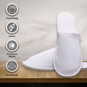 Ensemble de peignoirs d'hôtel doux et durables en coton 100 %, taille adulte personnalisable avec pantoufles sur mesure - Product Image 4