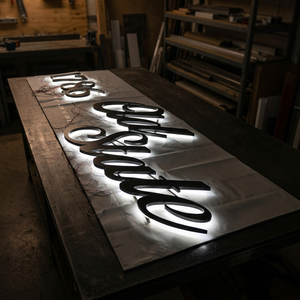 Illuminated LED Electronic Signs Outdoor <b>Wall</b> Store Front 3D Business Advertisements Acrylic Marquee <b>Letters</b> Office Home - Product Image 3