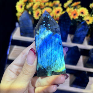 Kindfull Vente en gros Pierre <span class=keywords><strong>de</strong></span> cristal naturel Cristaux <span class=keywords><strong>de</strong></span> guérison Points Labradorite Points Baguette <span class=keywords><strong>de</strong></span> cristal <span class=keywords><strong>Tour</strong></span> pour la décoration - Product Image 5