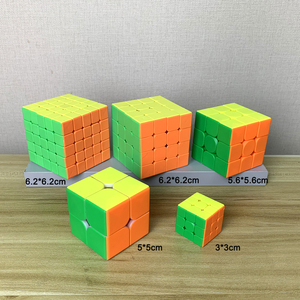 <span class=keywords><strong>Cubo</strong></span> Mágico de Velocidad <span class=keywords><strong>4x4</strong></span> de Plástico, Rompecabezas de 4 Capas sin Adhesivos de 6.2cm para Adolescentes - Product Image 6