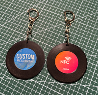 2026 cadeau personnalisé en gros Qr Code Logo porte-clés porte-clés musique Kpop Album personnalisé Mini Nfc cd porte-clés
