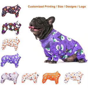 Halloween Chien Pyjamas Costumes Vêtements Pour Animaux De Compagnie Chat Vêtements Chemise Hiver Vacances Mignon Pjs Tenues pour Chien Onesies - Product Image 2