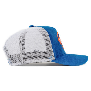 TCAP China Customize High Class Velvet Embroidery Patches 5panel Trucker <b>Hat</b> - Product Image 5