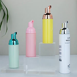 Botella de Espuma para Jabón de Manos de 100 ml, Color Blanco, con Bomba de Espuma, Botella de Espuma Cosmética de 150 ml, Color Rosa Degradado - Product Image 3