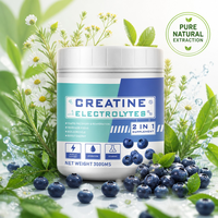 Vitahealthy OEM/ODM Private Label 2-in-1 Creatine Elektrolyten Poeder Supplement Suiker Vrij Aardbei Smaak Spiergroei 300g