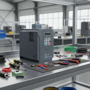 Variateur de fréquence <span class=keywords><strong>triphasé</strong></span> AC Taili S18 <span class=keywords><strong>380V</strong></span> avec contrôle vectoriel sans capteur, puissance nominale 750W, IP20 pour applications moteur - Product Image 1