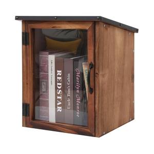 Caja de biblioteca de madera al aire libre gratis para almacenamiento de libros DIY <span class=keywords><strong>vecindario</strong></span> comunidad escuela compartir libros - Product Image 1