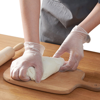 Guangzhou Prix du fabricant Gants jetables en vinyle Gants en PVC imperméables de bonne qualité pour l'industrie alimentaire 100 pièces par boîte