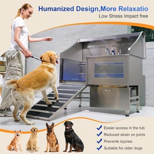 Piscina Ecológica Comercial para Bañar Mascotas con Rampa de Acero Inoxidable para Lavar Perros, Bañera para Perros Pequeños y Grandes para Tiendas de Mascotas - Product Image 3
