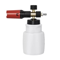 Nouveau canon à mousse de neige à lavage à haute pression à grande bouche canon à mousse de neige transparent lance à mousse PA