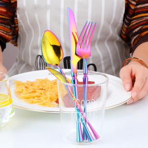 ชุด Flatware กระจกเงาสีรุ้งคุณภาพดีที่สุด - Product Image 4
