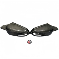 Coque de rétroviseur latéral en fibre de carbone véritable pour Mercedes-Benz GLA X176 – Accessoire de remplacement compatible