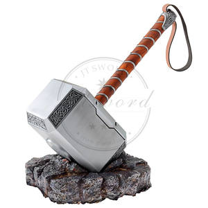 <span class=keywords><strong>Marteau</strong></span> <span class=keywords><strong>de</strong></span> <span class=keywords><strong>Thor</strong></span> Mjolnir <span class=keywords><strong>en</strong></span> métal, accessoire Marvel - Product Image 5