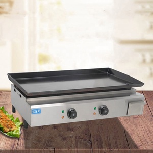 Plaque de cuisson électrique commerciale à deux brûleurs en fonte <span class=keywords><strong>pour</strong></span> hamburgers et crêpes, idéale <span class=keywords><strong>pour</strong></span> la cuisine en extérieur et le <span class=keywords><strong>camping</strong></span> – Offre spéciale - Product Image 6