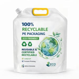 Impresión personalizada 5L 10L <span class=keywords><strong>Adblue</strong></span> Liquid Packaging Stand up Bag 5 <span class=keywords><strong>litros</strong></span> Doypack Caño de aluminio bolsa con asa - Product Image 4