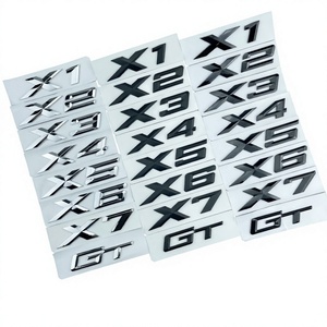 Autocollants de coffre de voiture 3D ABS de luxe avec logo pour modèles X1-X7 F48-E83 F25-G01 - Réutilisables, garantie 1 an - Product Image 4