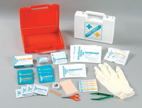 Trousse de premiers secours à domicile, dispositifs de premiers secours d'urgence de base, manuel, matériau PP, certifié CE, pour les blessures quotidiennes