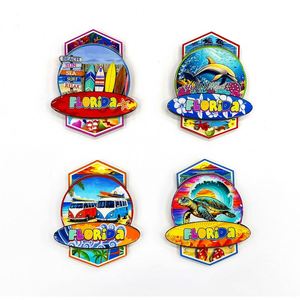 Abridores de Botellas Magnéticos Personalizables al por Mayor de Metal y Aleación de Zinc con Diseño Único de Playa Florida para Cerveza - Product Image 2