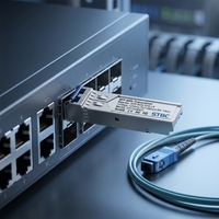 Émetteur-récepteur optique STBC 10G SFP BIDI, module simple fibre LC compatible pour la transmission par fibre optique