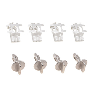 Ford Engine Hood Mounting <b>Brackets</b> Thumb Pins Screws Nuts Alloy Steel 4501 BB5Z-00817-A - Product Image 2