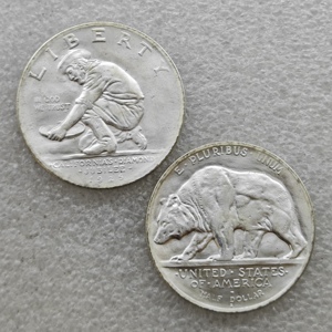 Monedas conmemorativas <span class=keywords><strong>de</strong></span> medio dólar <span class=keywords><strong>de</strong></span> los Estados Unidos <span class=keywords><strong>de</strong></span> 1925 (Jubileo del Diamante <span class=keywords><strong>de</strong></span> <span class=keywords><strong>California</strong></span>), regalos, decoración del hogar - Product Image 2