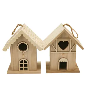 Mini Wooden Birdhouse Kits Bird Houses To Paint And Decorate For Kids Arts And Crafts Or Garden Projects