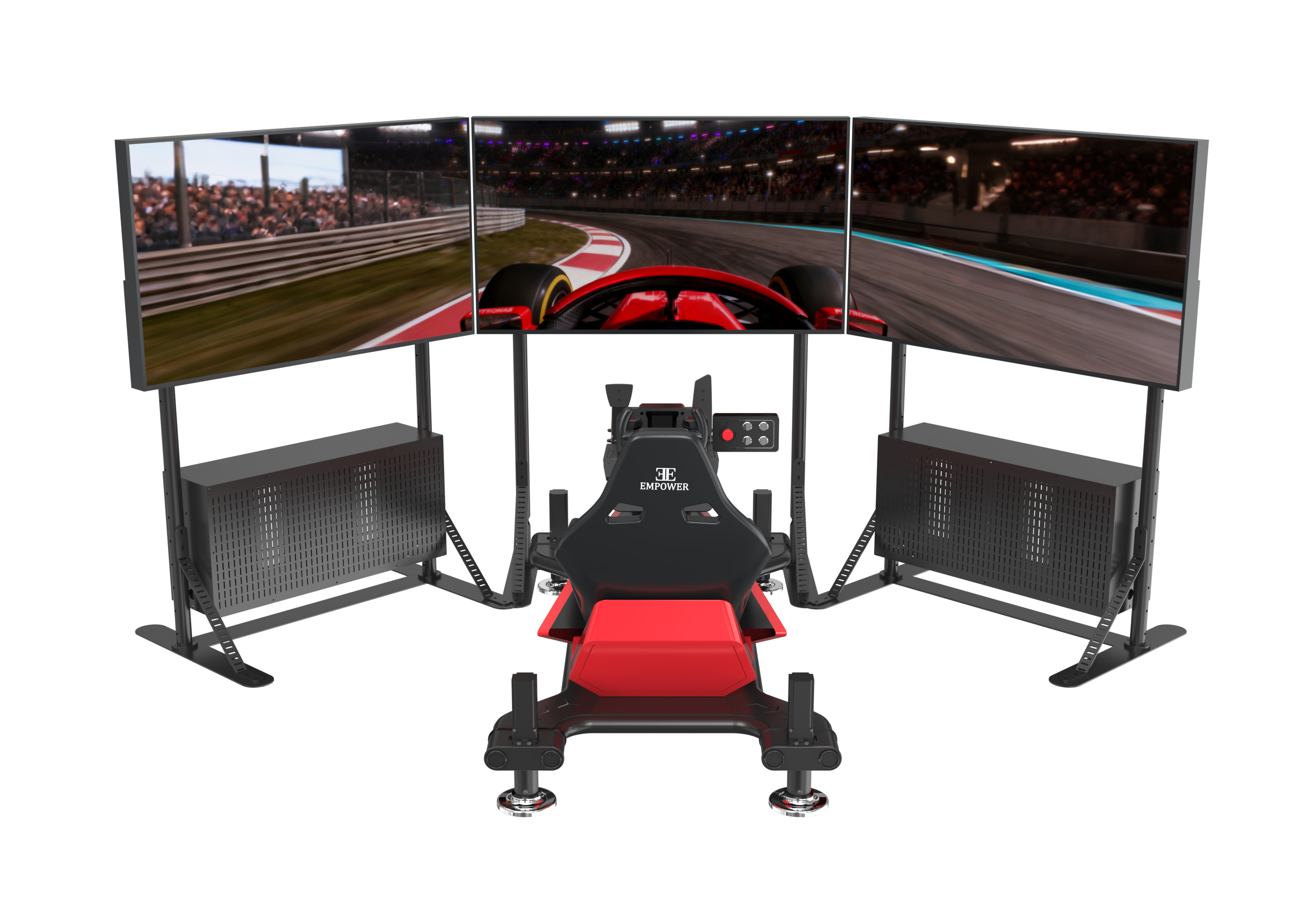 หน้าจอสามจอขนาด 55 นิ้ว