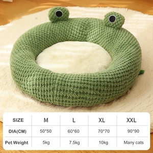 Tragbare Luxus Pet <span class=keywords><strong>Soft</strong></span> <span class=keywords><strong>Mat</strong></span> Plüsch Runde Katzen-und Hunde bett Atmungsaktive und bequeme Haustier matten - Product Image 5