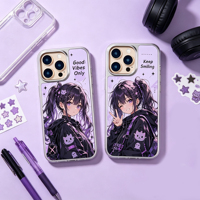 Coque de téléphone lenticulaire 3D personnalisée Vigreat avec effet d'inclinaison d'image pour iPhone Samsung Android – Vente en gros