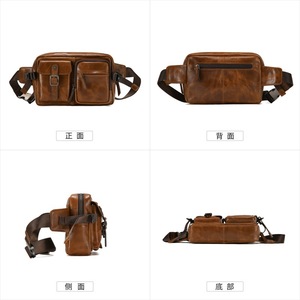 กระเป๋าคาดหน้าอกผู้ชายดูเจียงหนังแท้ความจุขนาดใหญ่กระเป๋าคาดเอวอเนกประสงค์สำหรับกิจกรรมกลางแจ้ง - Product Image 5