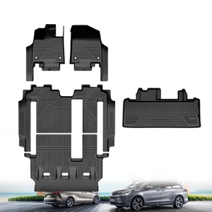 Full Sets Tpe Car Floor Mat for Toyota SIENNA 2024 Car Foot Mat Carpets TPE <b>Interior</b> <b>Accessories</b> 7 Seats - Product Image 1